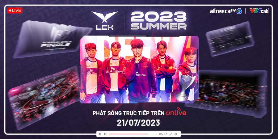 Giải đấu LCK được phát sóng trực tiếp trên OnLive