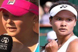 Người đẹp tennis Ukraine bênh vực tay vợt Trung Quốc ”gây tranh cãi”