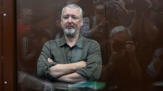 Ông Igor Strelkov xuất hiện tại tòa án ở Mátxcơva hôm 21/7. Ảnh: AP