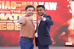 Thể thao - Boxing 591 tỷ đồng: "Thánh Muay" Buakaw vừa gặp đã "dằn mặt" Pacquiao