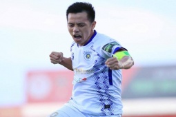 Bóng đá - Video bóng đá Hồng Lĩnh Hà Tĩnh - Hà Nội: Văn Quyết rực sáng, "mưa bàn thắng" hiệp 1 (V-League)