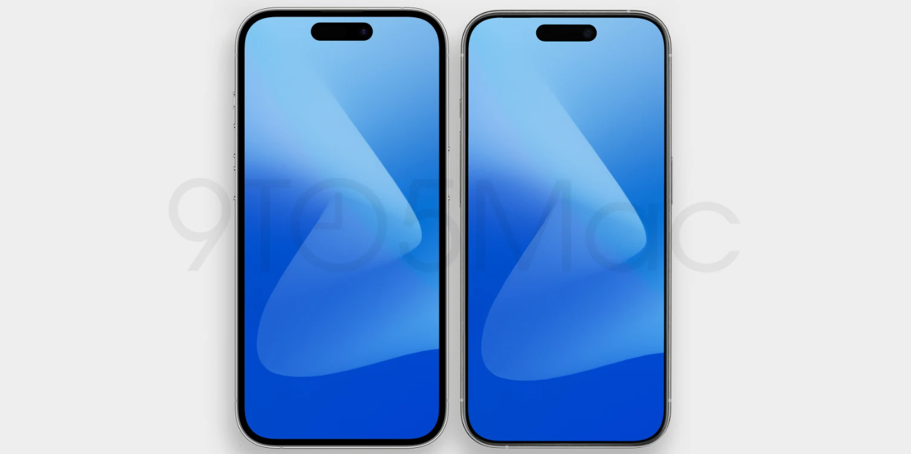 iPhone 14 Pro và concept iPhone 15 Pro (phải).