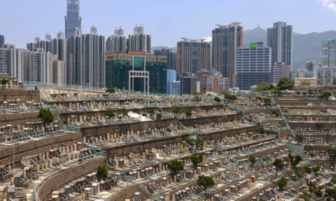 Một khu nghĩa trang ở Hong Kong nơi đất chật người đông 