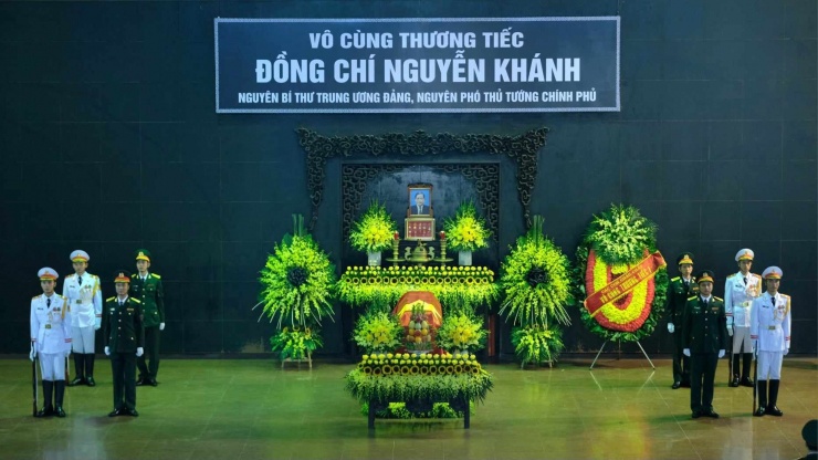 Lễ viếng nguyên Phó Thủ tướng Nguyễn Khánh tổ chức vào 7h15 phút đến 10h15 phút, ngày 24/7.