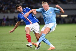 Video bóng đá Yokohama Marinos - Man City: Tưng bừng 8 bàn, Haaland chói sáng (Giao hữu CLB)