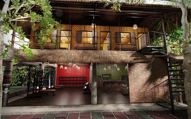 'Tình cũ' của Ngô Thanh Vân bất ngờ khoe "chòi lá" đẹp như resort - một võ đường đẳng cấp - 5