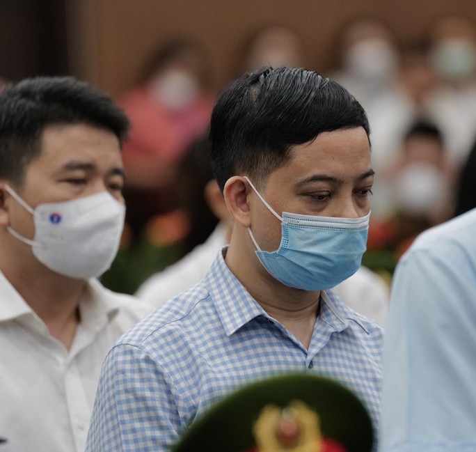 Bị cáo Phạm Trung Kiên tại phiên toà. Ảnh: Phương Nguyễn