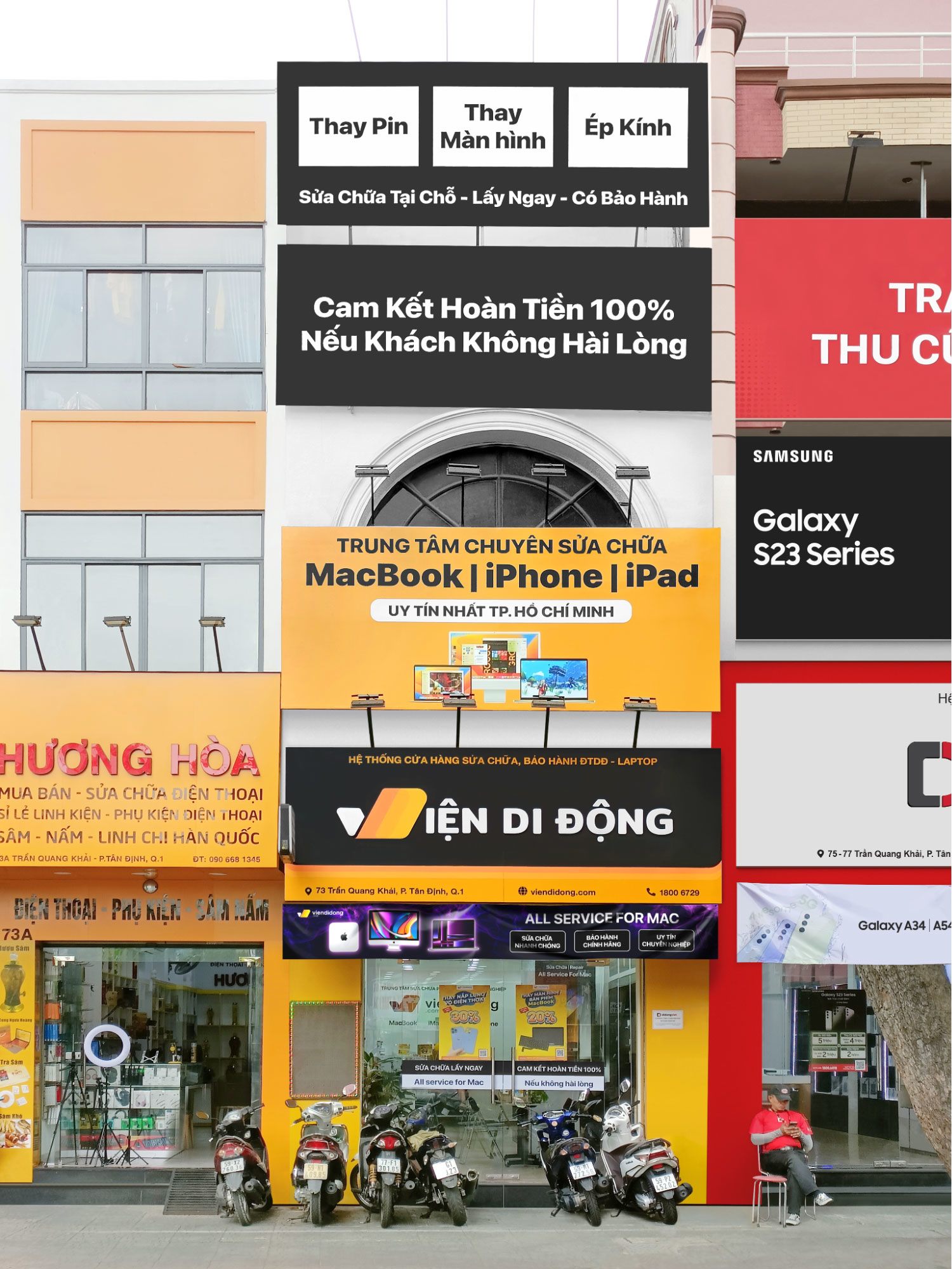 73 Trần Quang Khải chuyên nhận sửa chữa và bảo hành MacBook