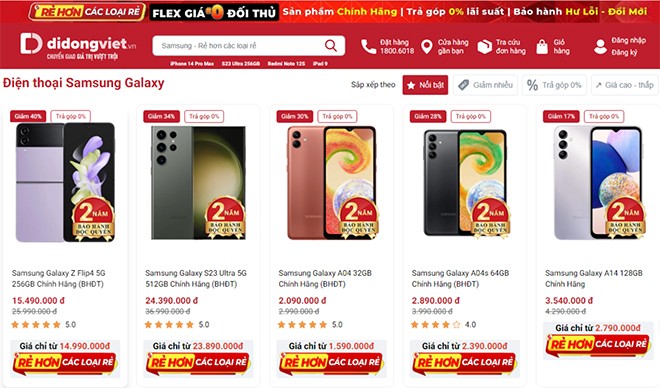 Vì sao nên mua điện thoại Samsung tại Di Động Việt? - 2