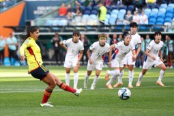 Video bóng đá ĐT nữ Colombia - ĐT nữ Hàn Quốc: Sai lầm tai hại, khó vượt ”hung thần” (World Cup nữ)