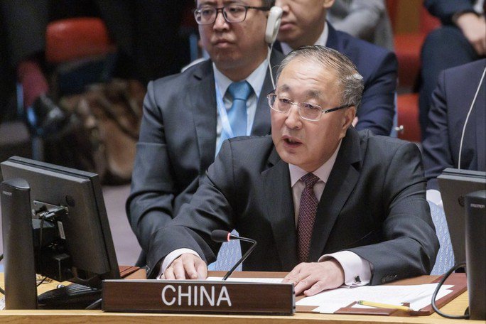 Đại sứ Trung Quốc tại Liên Hiệp Quốc Trương Quân (Zhang Jun). Ảnh: EPA