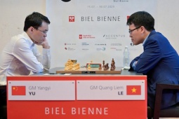 Thể thao - Nóng nhất thể thao tối 25/7: Lê Quang Liêm đánh bại kỳ thủ người Trung Quốc