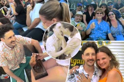 Bạn trẻ - Cuộc sống - Màn cầu hôn "tai quái” tại buổi hòa nhạc hoành tráng