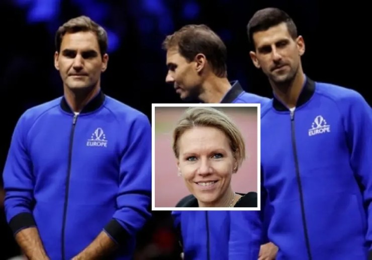 Nếu so về thành tích đoạt GS nói chung, "BIG 3" chưa là gì so với huyền thoại quần vợt xe lăn Esther (giữa)