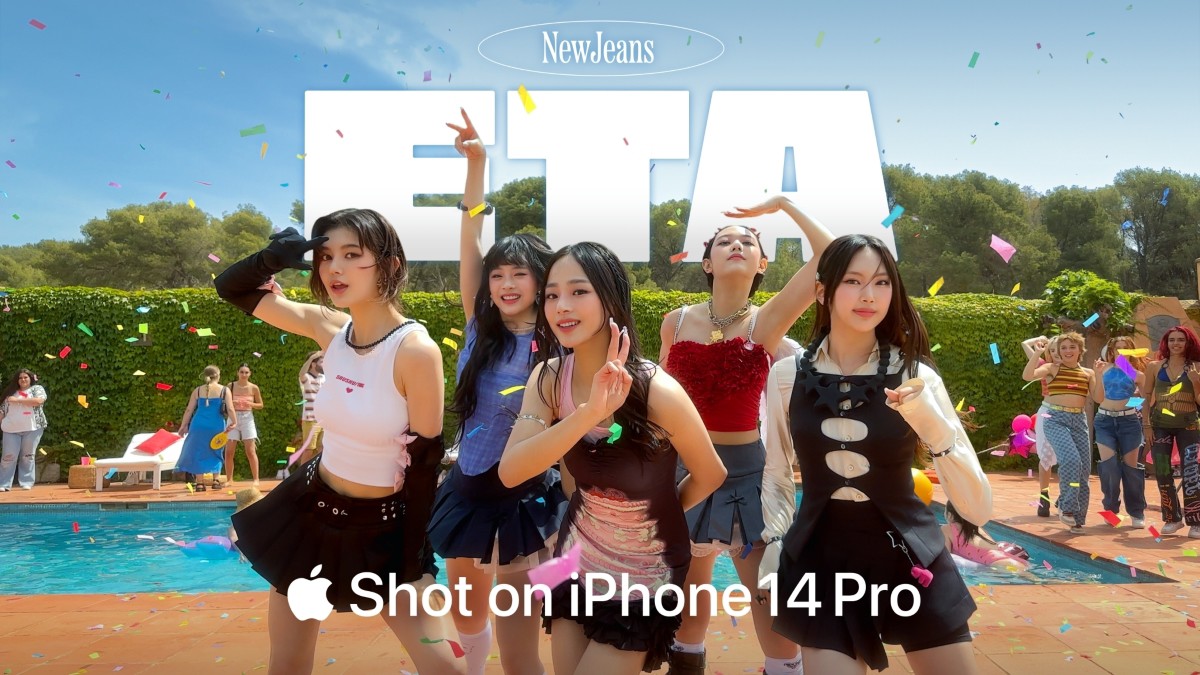 MV "ETA" của&nbsp;nhóm nhạc NewJeans được quay bởi iPhone 14 Pro.