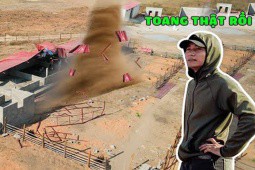 Trang trại tiền tỷ của Quang Linh Vlogs bị sập, thiệt hại nặng nề vì lốc xoáy