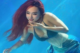 Sao Việt ngụp lặn dưới nước làm tiên cá: Angela Phương Trinh dù đô con vẫn cực cuốn hút