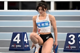 Làm đẹp - "Nữ thần vượt rào" 20 tuổi có tỷ lệ cơ thể "9 đầu", xinh như thiên thần trên đường chạy