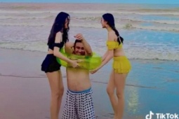 Thời trang - Gu mặc đi biển thu hút nhất từ trước đến nay của con gái Quyền Linh, Lưu Thiên Hương