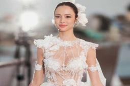 Thời trang - Đây là cô dâu Việt táo bạo nhất: diện váy cưới "mặc như không" từ sàn diễn đến đời thực?