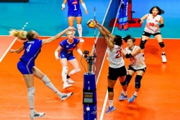 Thể thao - ĐT bóng chuyền nữ Việt Nam đấu Pháp: Khởi đầu tự tin, chênh lệch đẳng cấp