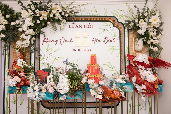 Sính lễ trong đám hỏi Phương Oanh, Minh Hằng &#34;gây bão&#34; mạng xã hội - 2