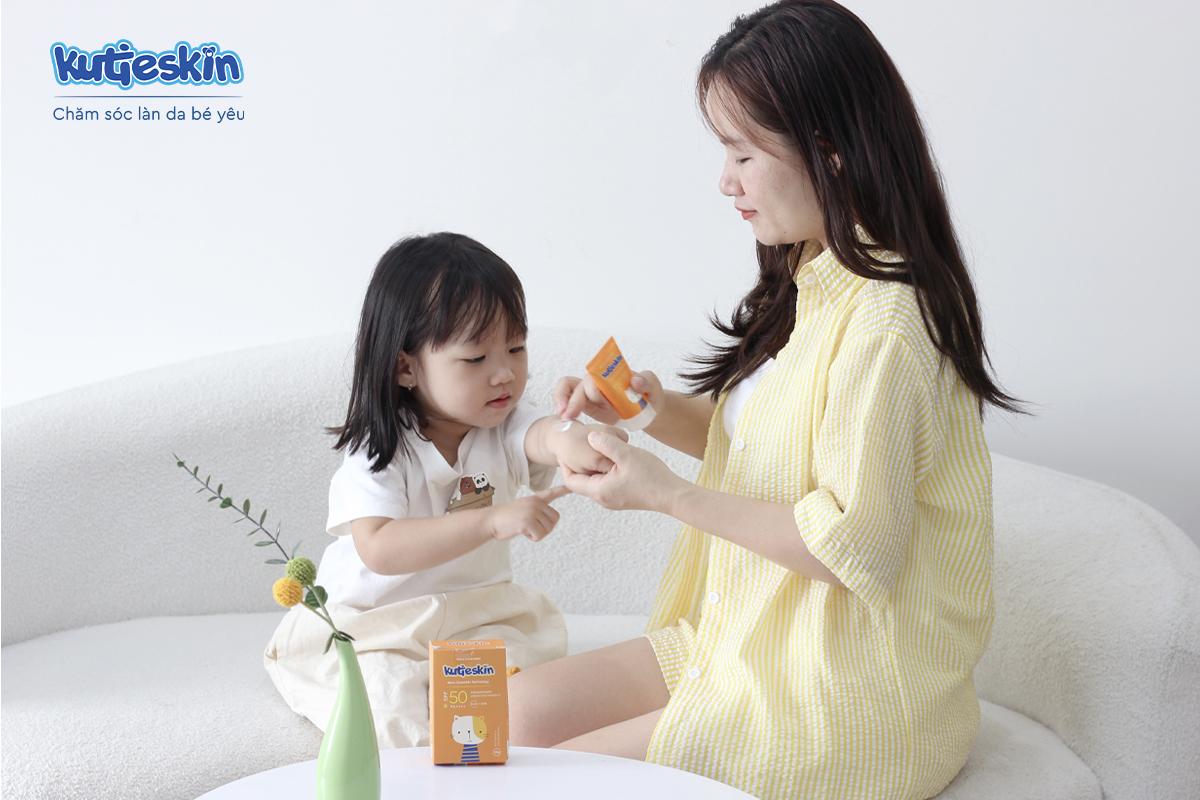 Kem chống nắng Kutieskin bảo vệ da bé vượt trội - 4