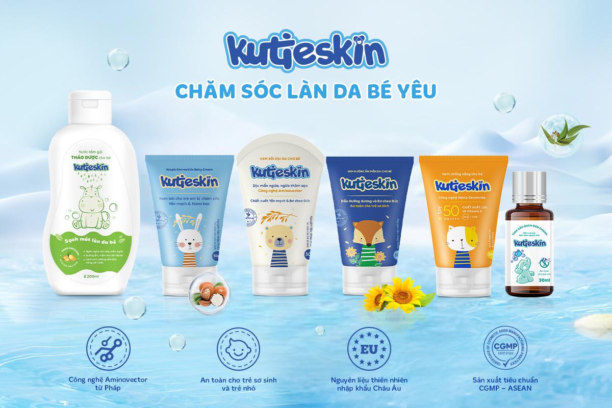 Kem chống nắng Kutieskin bảo vệ da bé vượt trội - 5