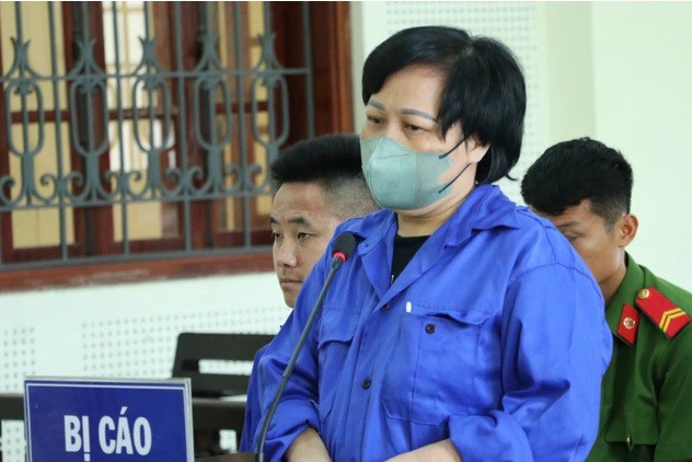 Nguyễn Thị Chung thừa nhận hành vi phạm tội của mình. 