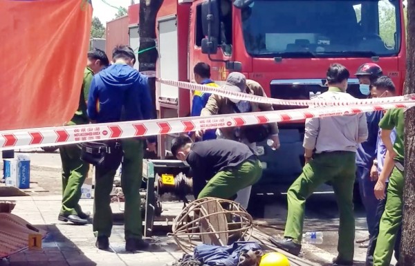 Cảnh sát PCCC và cứu nạn, cứu hộ xuống giếng cứu người.