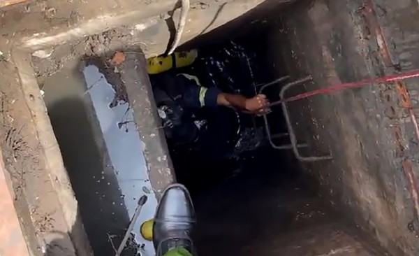 Hiện trường vụ tai nạn.