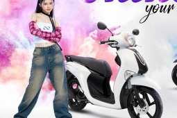 Thế giới xe - Yamaha Janus 2023 trình làng với màu trắng - hồng cho fan Black Pink