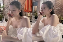 Giải trí - Nàng dâu khổ nhất màn ảnh Việt khoe vai thon trắng ngần