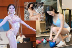 Người đẹp quán quân thể hình Hàn Quốc gây xốn xang với ảnh táo bạo