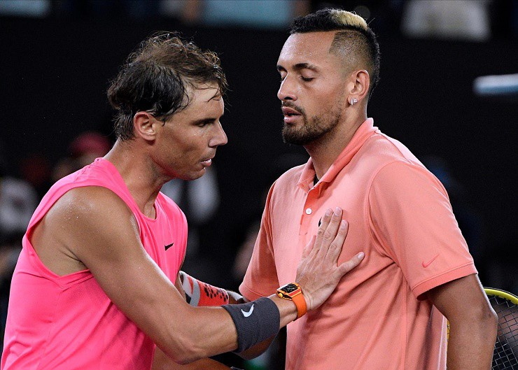 Nadal và&nbsp;Kyrgios từng lời qua tiếng lại tại giải Mexico Open năm 2019