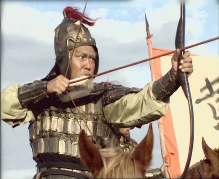 Hoàng Trung có tài bắn cung&nbsp;thiện nghệ khiến Lưu Bị nể trọng.