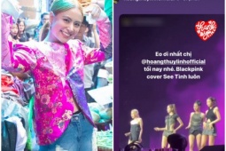 Phản ứng của Hoàng Thùy Linh khi thấy BLACKPINK nhảy "See tình"
