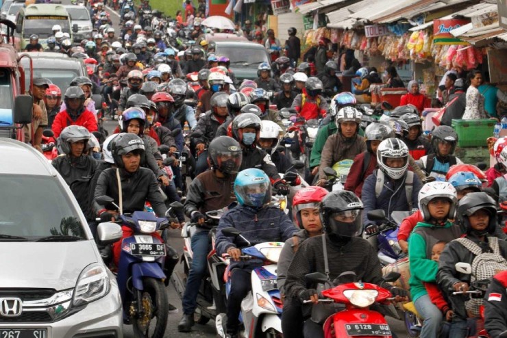 
Indonesia là cường quốc số 1 về xe máy.&nbsp;