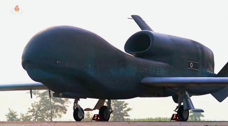 Một chiếc UAV Morning Star-4 của Triều Tiên. Ảnh: THE EURASIAN TIMES