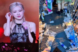 Bạn trẻ - Cuộc sống - Đi xem BlackPink, người trẻ gây bức xúc khi xả rác bừa bãi ra sân vận động