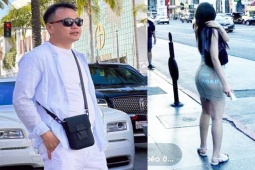 Đời sống Showbiz - Shark Bình xả loạt ảnh hot bên Phương Oanh, đường cong của cô dâu mới gây chú ý