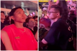 Giải trí - Đưa vợ và bạn gái đi xem BLACKPINK, biểu cảm của Độ Mixi, Đoàn Văn Hậu "gây bão" mạng