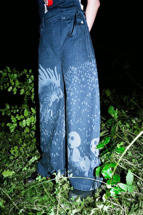 もののけ姫 KODAMA DENIM OVERALL Levi's Mサイズ ファン歓喜！ リーバイス®による、もののけ姫コレクションは即完必至