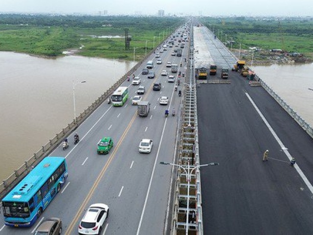 Kinh doanh - Toàn cảnh tăng tốc thi công cầu hơn 2.500 tỷ đồng vượt sông Hồng