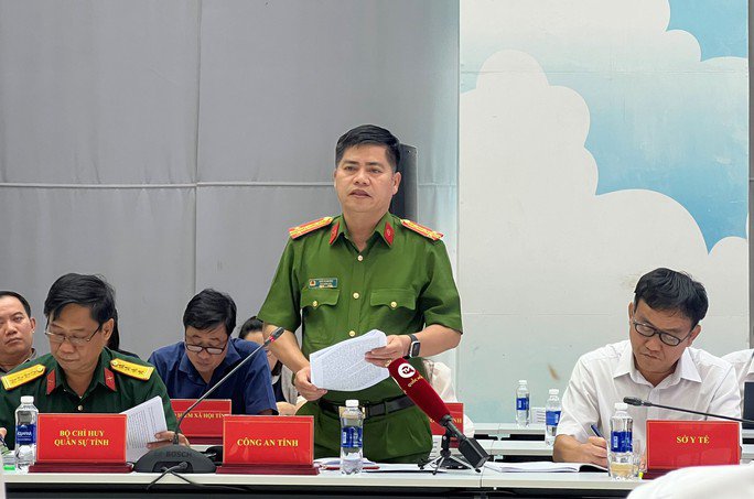Đại tá Ngô Xuân Phú trả lời báo chí liên quan vụ án phân xác