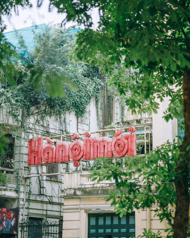 Điểm check in báo "Hà Nội Mới" (Ảnh: Sơn Đoàn)