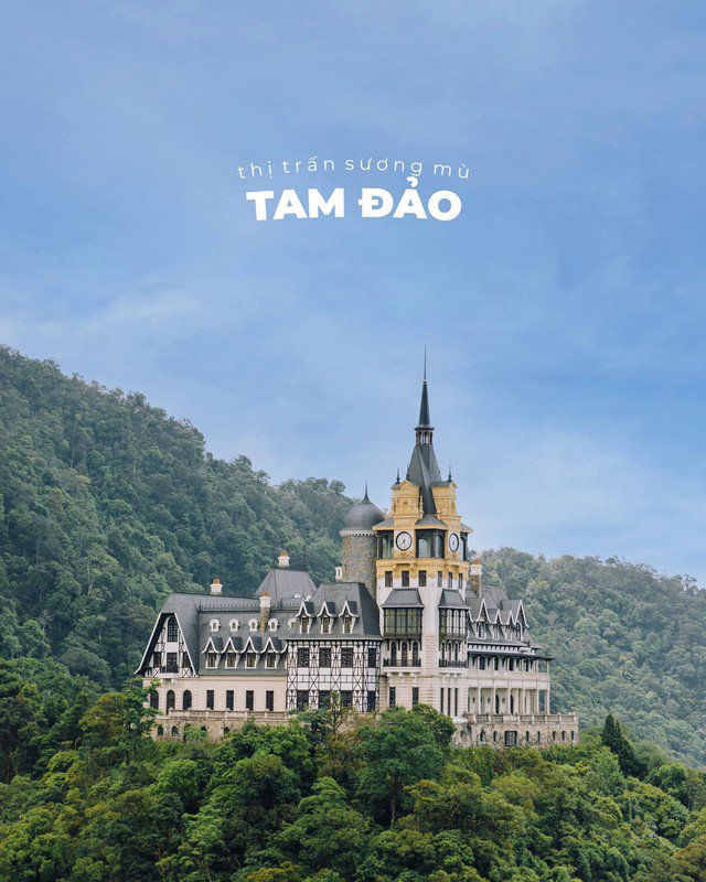 Khung cảnh đẹp như góc trời Âu tại Tam Đảo (Ảnh: Bùi Quang Thụy)