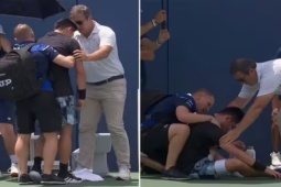 Thể thao - Hoảng hốt tay vợt Trung Quốc 3 lần "gây âu lo về sức khỏe" vẫn chơi tennis