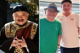 Đàn ông - "Hòa Thân" Vương Cương hiếm hoi lộ diện cùng quý tử, diện mạo cả hai gây chú ý