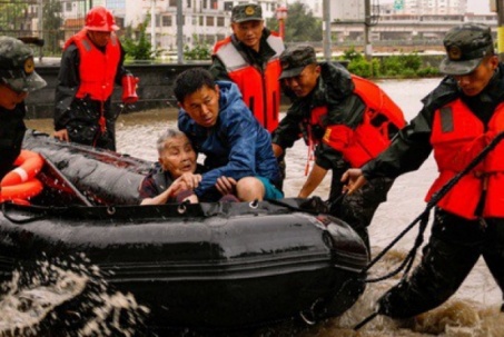 Bão chồng bão ở Philippines, Trung Quốc
